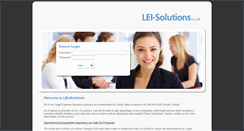 Desktop Screenshot of lei-solutions.co.uk