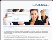 Tablet Screenshot of lei-solutions.co.uk